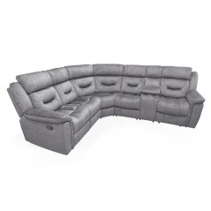 VL Dudley Corner Group Recliner - Grey (4 Pcs) (Nett)